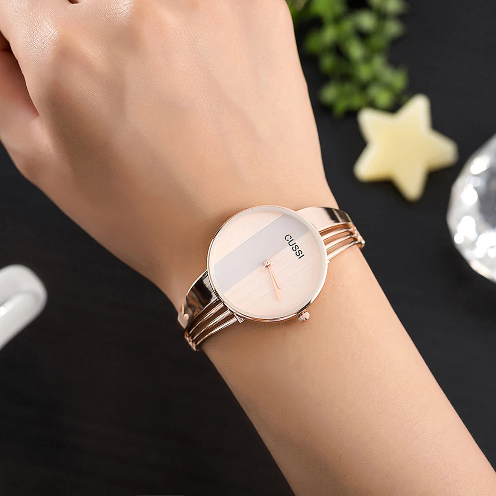 Montre femme en or rose