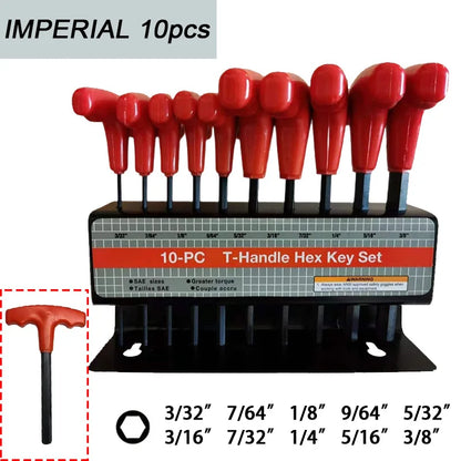 Ensemble de 10 clés hexagonales