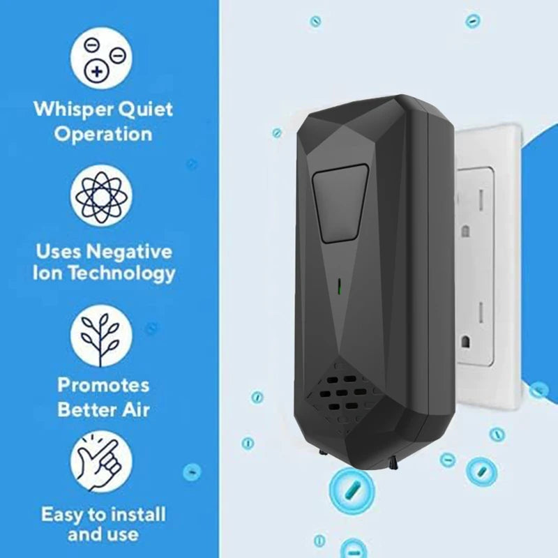 Mini purificateur d'air enfichable avec générateur