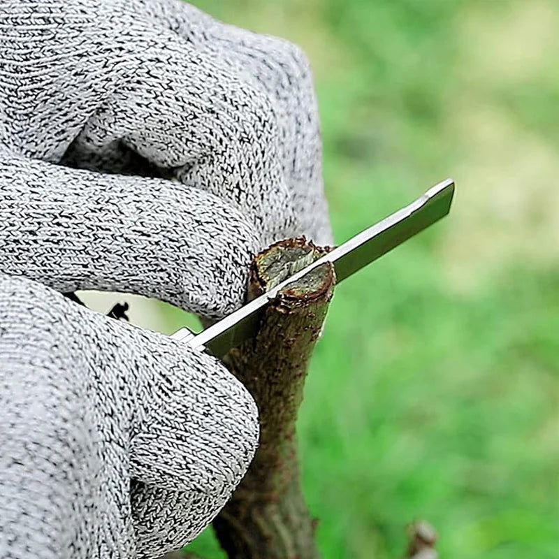 Couteau à greffer de jardin en acier inoxydable