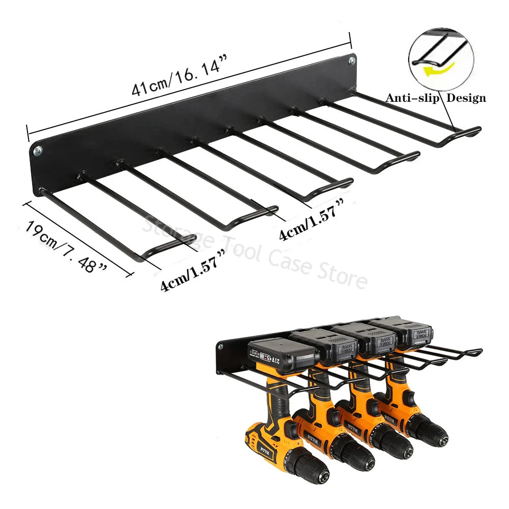 Organisateur d'outils électriques à 3 niveaux, armoire à outils murale