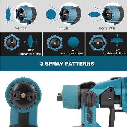 Pistolet pulvérisateur électrique sans fil à batterie