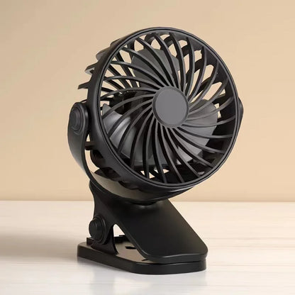 Ventilateur rechargeable rotatif à 720 °