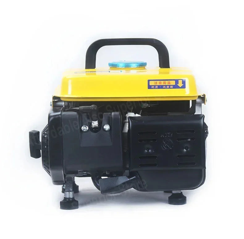 Mini générateur manuel silencieux domestique portable, petit générateur Jane, mise à niveau, 220V, 600W, 2HP, 4L