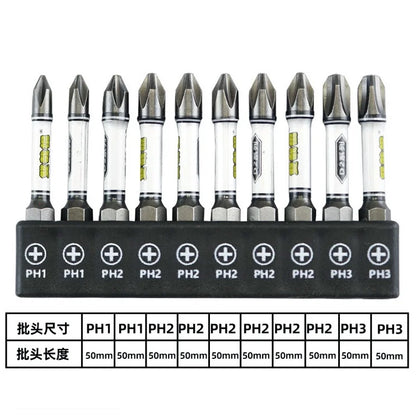 Lot de 10 embouts de tournevis Torx Phillips