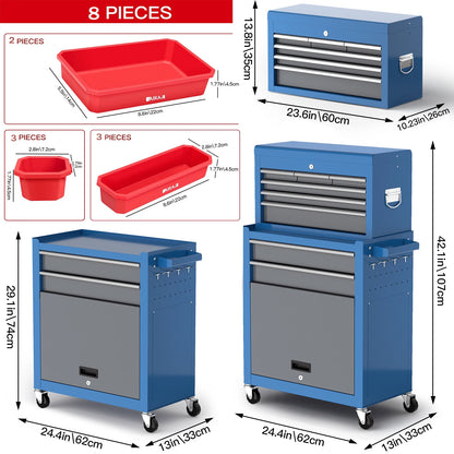 ARMOIRE A OUTILS DE 8 RANGEMENTS