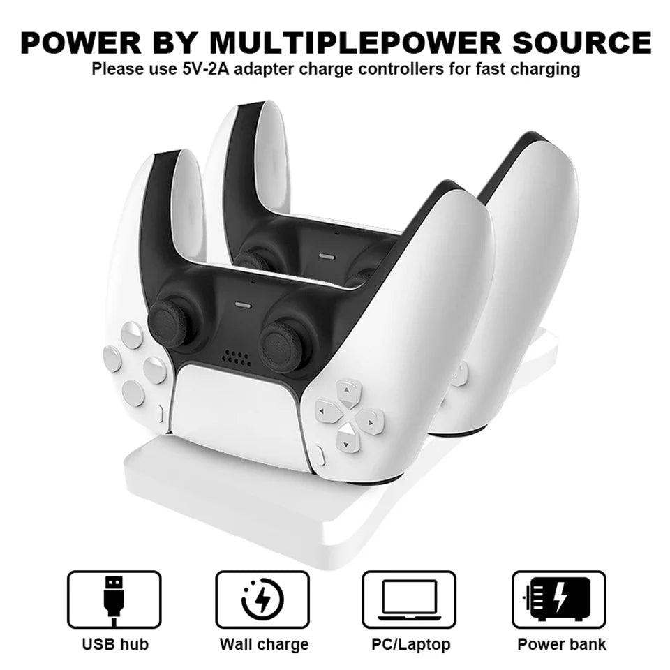 Support de charge double pour manette Playstation 5