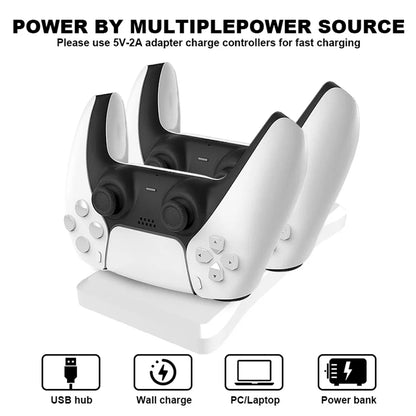 Support de charge double pour manette Playstation 5