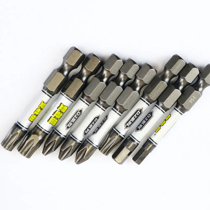 Lot de 10 embouts de tournevis Torx Phillips