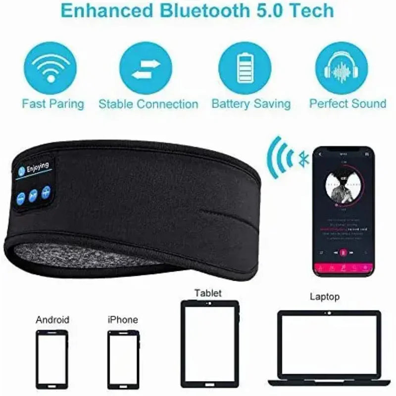 Masque de sommeil Casque de sommeil Bluetooth