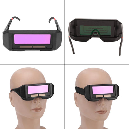 Lunettes de protection solaires à obscurcissement automatique pour soudage