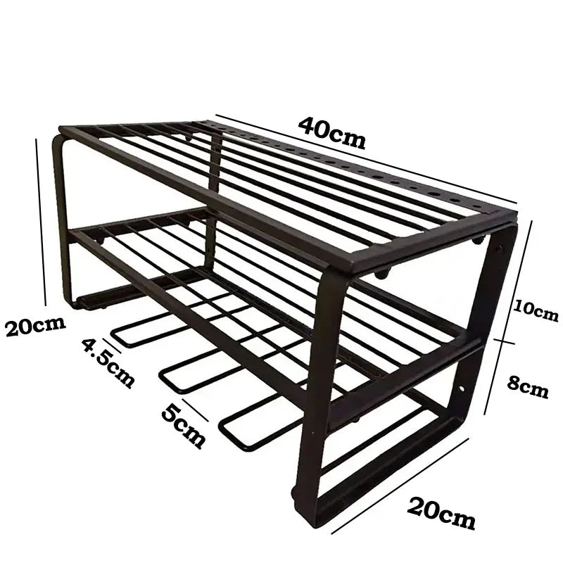 Organisateur d'outils électriques à 3 niveaux, armoire à outils murale