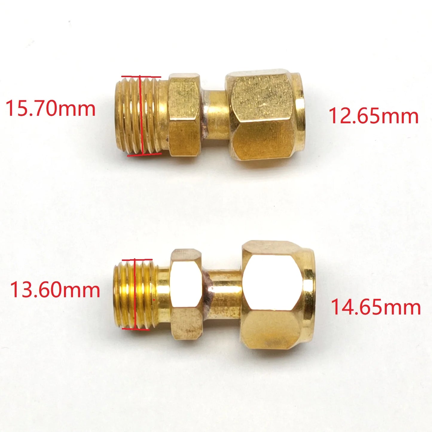 M16 à M14 M16x1,5 mm M14x1,5 mm gaz eau raccord rapide connecteur de tuyau adaptateur écrou en laiton TIG soudage plasma torche de soudage pièce